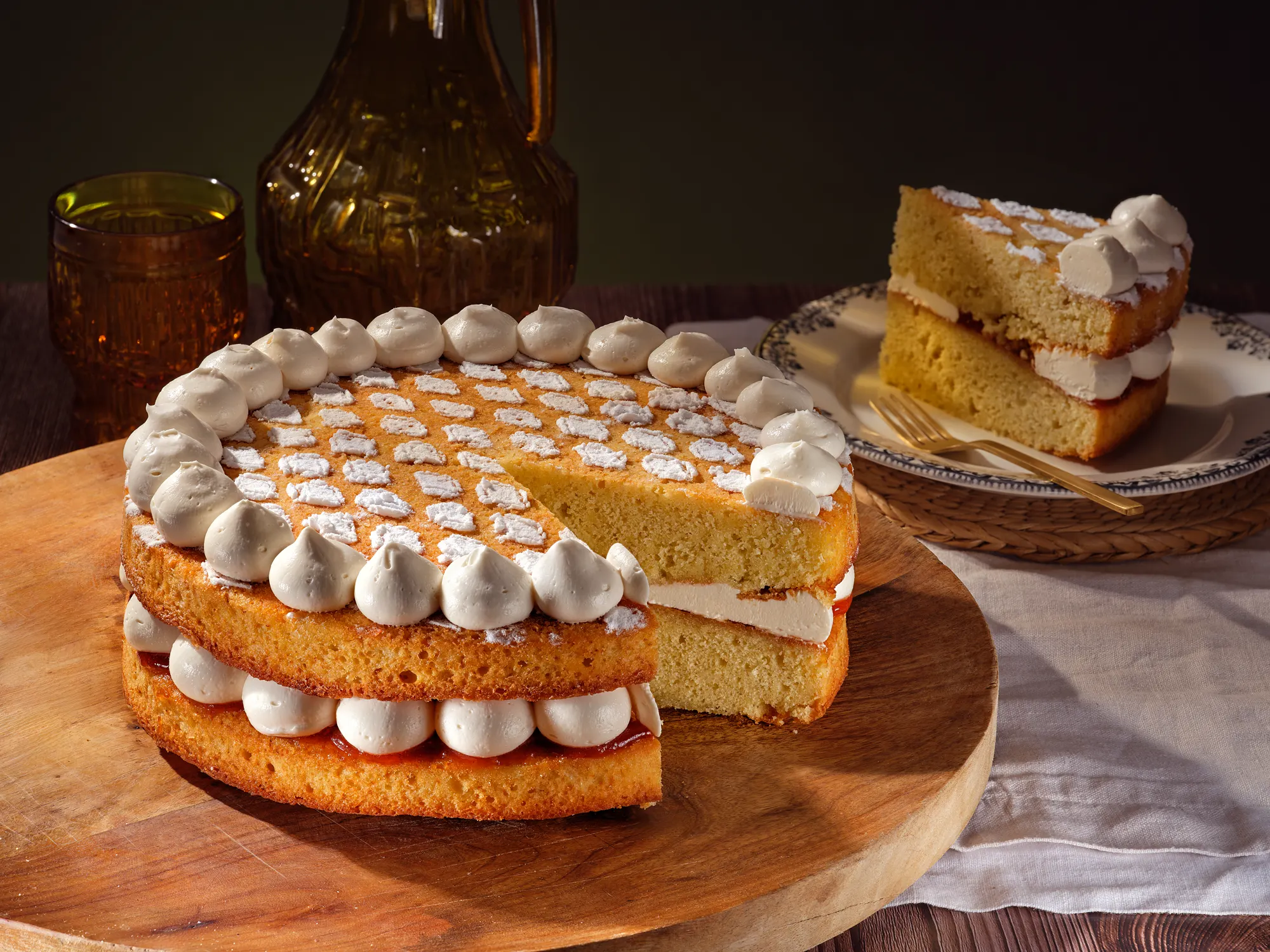 Goldenharvest Food Cakes — commercial food photography by Stephen Galea, Malta